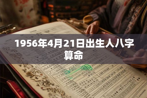 1956年4月21日出生人八字算命