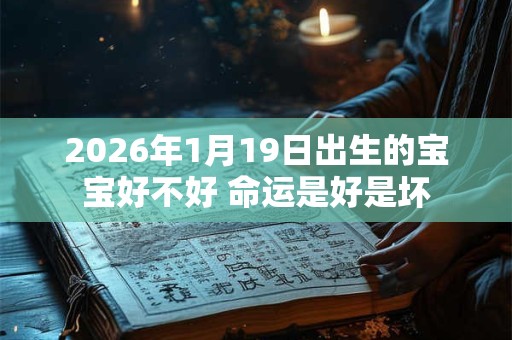 2026年1月19日出生的宝宝好不好 命运是好是坏