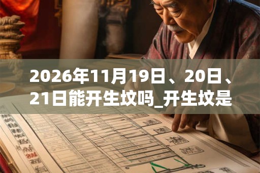 2026年11月19日、20日、21日能开生坟吗_开生坟是吉日吗