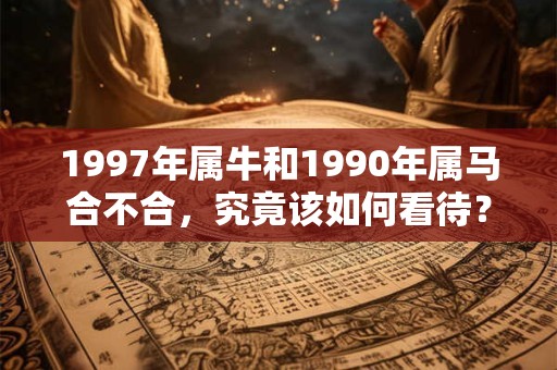1997年属牛和1990年属马合不合，究竟该如何看待？