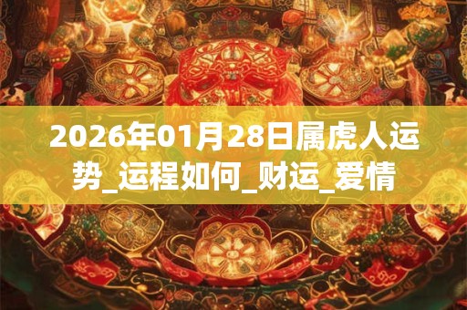 2026年01月28日属虎人运势_运程如何_财运_爱情