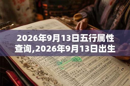2026年9月13日五行属性查询,2026年9月13日出生五行属什么 2026年9月13日五行属性查询,2026年9月13日出生五行属什么