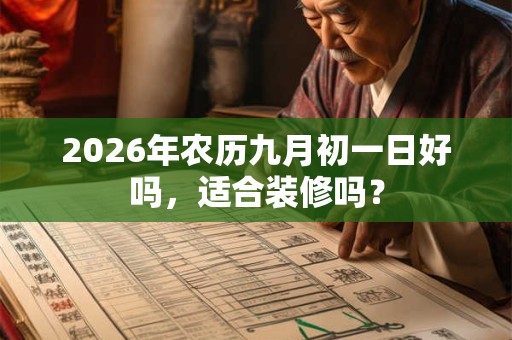2026年农历九月初一日好吗,适合装修吗? 2026年农历九月初一日好吗,适合装修吗?