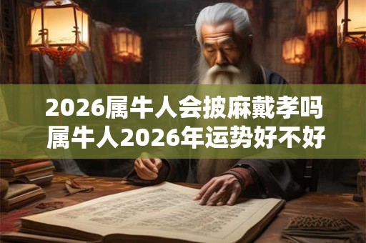 2026属牛人会披麻戴孝吗 属牛人2026年运势好不好 2026属牛人会披麻戴孝吗 属牛人2026年运势好不好