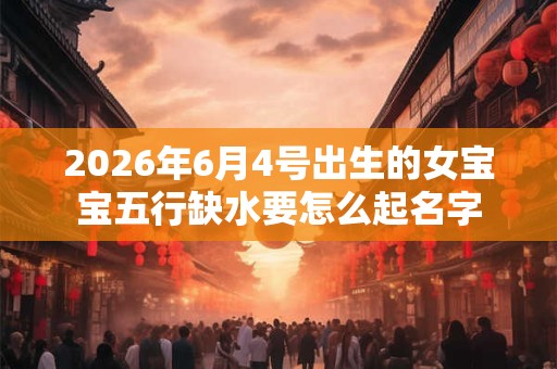 2026年6月4号出生的女宝宝五行缺水要怎么起名字 2026年6月4号出生的女宝宝五行缺水要怎么起名字
