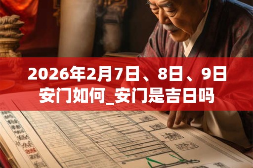 2026年2月7日、8日、9日安门如何_安门是吉日吗 2026年2月7日、8日、9日安门如何_安门是吉日吗