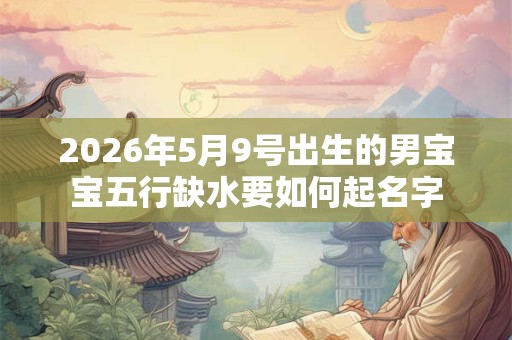 2026年5月9号出生的男宝宝五行缺水要如何起名字 2026年5月9号出生的男宝宝五行缺水要如何起名字