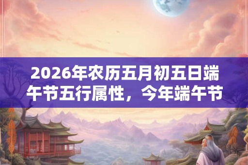 2026年农历五月初五日端午节五行属性,今年端午节在几月几号 2026年农历五月初五日端午节五行属性,今年端午节在几月几号