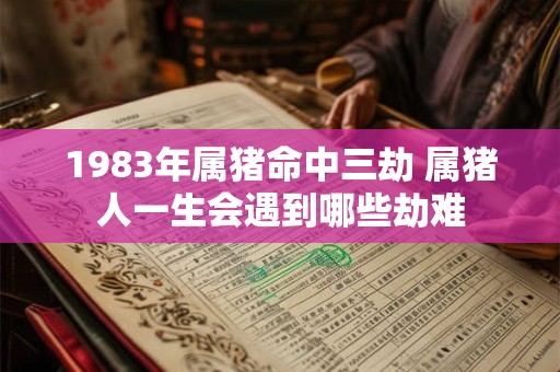 1983年属猪命中三劫 属猪人一生会遇到哪些劫难 1983年属猪命中三劫 属猪人一生会遇到哪些劫难