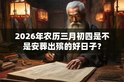 2026年农历三月初四是不是安葬出殡的好日子? 2026年农历三月初四是不是安葬出殡的好日子?