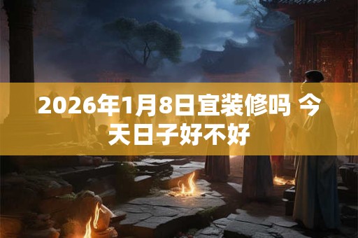 2026年1月8日宜装修吗 今天日子好不好 2026年1月8日宜装修吗 今天日子好不好