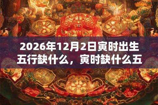 2026年12月2日寅时出生五行缺什么,寅时缺什么五行 2026年12月2日寅时出生五行缺什么,寅时缺什么五行