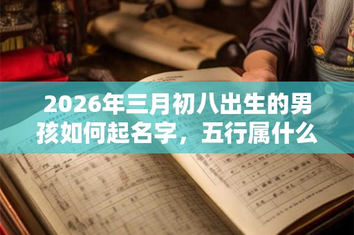 2026年三月初八出生的男孩如何起名字,五行属什么 2026年三月初八出生的男孩如何起名字,五行属什么