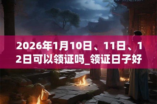 2026年1月10日、11日、12日可以领证吗_领证日子好吗 2026年1月10日、11日、12日可以领证吗_领证日子好吗