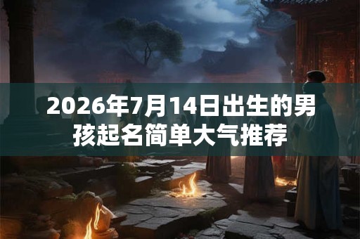 2026年7月14日出生的男孩起名简单大气推荐 2026年7月14日出生的男孩起名简单大气推荐