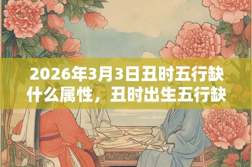 2026年3月3日丑时五行缺什么属性，丑时出生五行缺什么