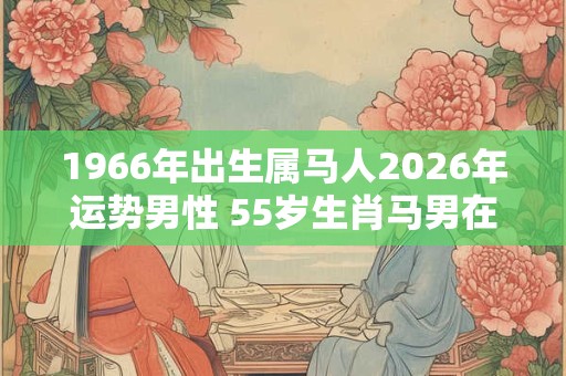 1966年出生属马人2026年运势男性 55岁生肖马男在2026年运气如何 1966年出生属马人2026年运势男性 55岁生肖马男在2026年运气如何