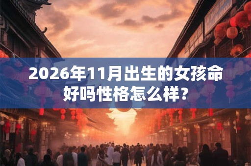 2026年11月出生的女孩命好吗性格怎么样? 2026年11月出生的女孩命好吗性格怎么样?