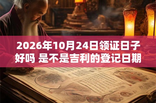 2026年10月24日领证日子好吗 是不是吉利的登记日期 2026年10月24日领证日子好吗 是不是吉利的登记日期