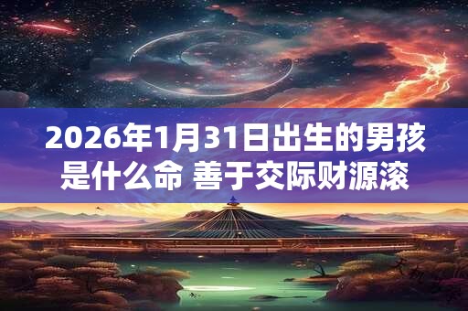 2026年1月31日出生的男孩是什么命 善于交际财源滚滚