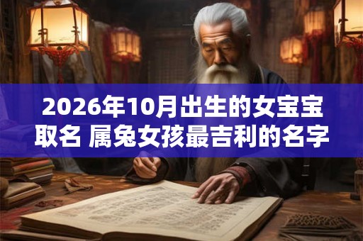 2026年10月出生的女宝宝取名 属兔女孩最吉利的名字 2026年10月出生的女宝宝取名 属兔女孩最吉利的名字