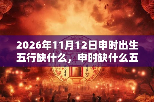 2026年11月12日申时出生五行缺什么,申时缺什么五行 2026年11月12日申时出生五行缺什么,申时缺什么五行