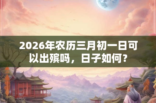 2026年农历三月初一日可以出殡吗,日子如何? 2026年农历三月初一日可以出殡吗,日子如何?