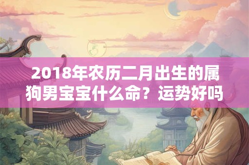 2018年农历二月出生的属狗男宝宝什么命？运势好吗？