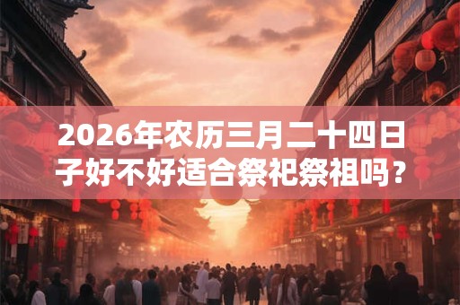 2026年农历三月二十四日子好不好适合祭祀祭祖吗? 2026年农历三月二十四日子好不好适合祭祀祭祖吗?