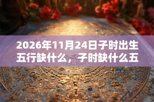 2026年11月24日子时出生五行缺什么,子时缺什么五行 2026年11月24日子时出生五行缺什么,子时缺什么五行