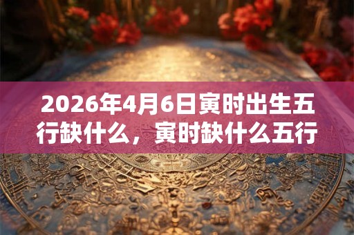 2026年4月6日寅时出生五行缺什么,寅时缺什么五行 2026年4月6日寅时出生五行缺什么,寅时缺什么五行