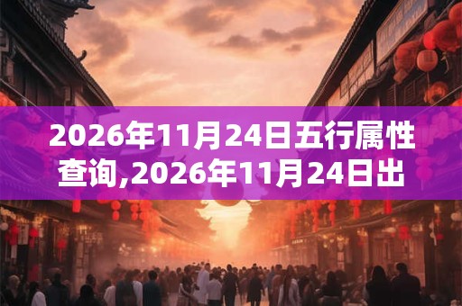 2026年11月24日五行属性查询,2026年11月24日出生五行属什么
