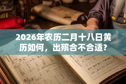 2026年农历二月十八日黄历如何，出殡合不合适？