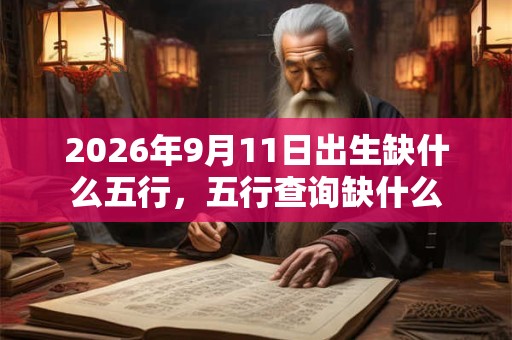 2026年9月11日出生缺什么五行,五行查询缺什么 2026年9月11日出生缺什么五行,五行查询缺什么