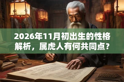 2026年11月初出生的性格解析,属虎人有何共同点? 2026年11月初出生的性格解析,属虎人有何共同点?