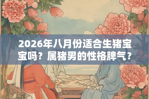 2026年八月份适合生猪宝宝吗?属猪男的性格脾气? 2026年八月份适合生猪宝宝吗?属猪男的性格脾气?