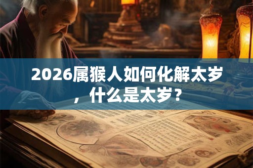 2026属猴人如何化解太岁,什么是太岁? 2026属猴人如何化解太岁,什么是太岁?