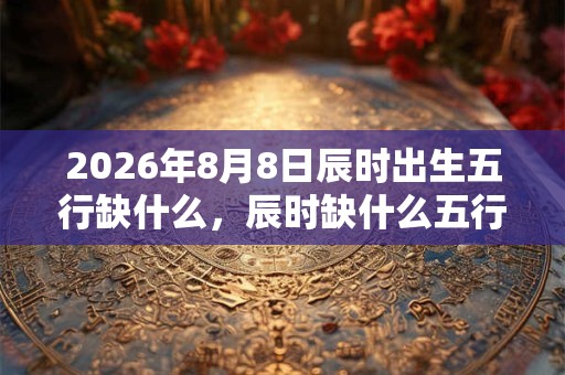 2026年8月8日辰时出生五行缺什么,辰时缺什么五行 2026年8月8日辰时出生五行缺什么,辰时缺什么五行