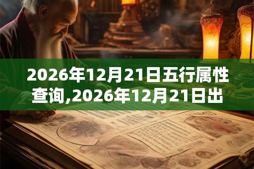 2026年12月21日五行属性查询,2026年12月21日出生五行属什么 2026年12月21日五行属性查询,2026年12月21日出生五行属什么