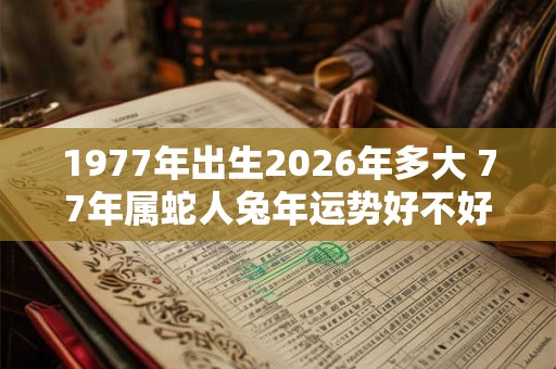 1977年出生2026年多大 77年属蛇人兔年运势好不好 1977年出生2026年多大 77年属蛇人兔年运势好不好