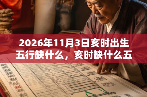 2026年11月3日亥时出生五行缺什么,亥时缺什么五行 2026年11月3日亥时出生五行缺什么,亥时缺什么五行