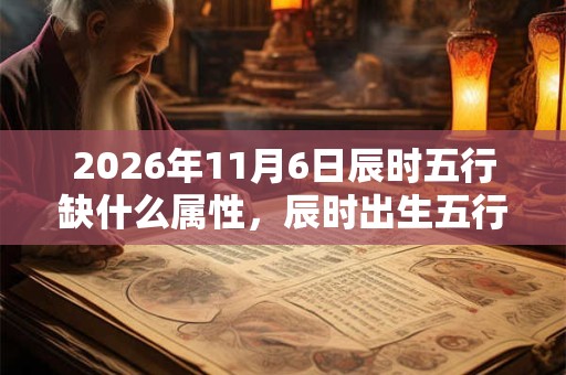 2026年11月6日辰时五行缺什么属性,辰时出生五行缺什么 2026年11月6日辰时五行缺什么属性,辰时出生五行缺什么