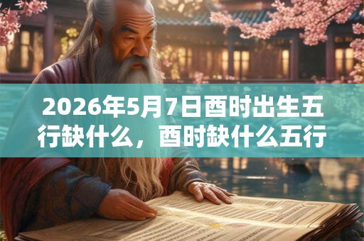 2026年5月7日酉时出生五行缺什么,酉时缺什么五行 2026年5月7日酉时出生五行缺什么,酉时缺什么五行