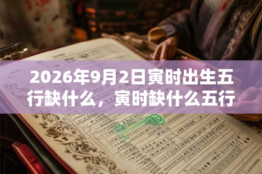 2026年9月2日寅时出生五行缺什么,寅时缺什么五行 2026年9月2日寅时出生五行缺什么,寅时缺什么五行