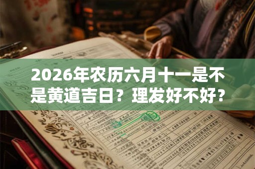 2026年农历六月十一是不是黄道吉日?理发好不好? 2026年农历六月十一是不是黄道吉日?理发好不好?