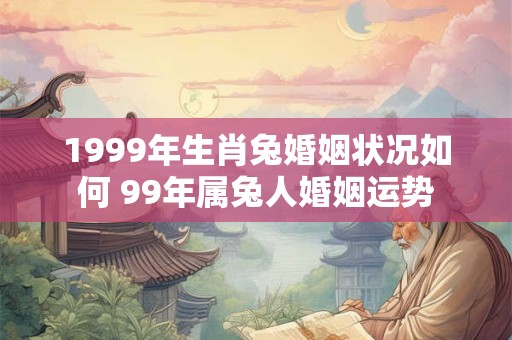 1999年生肖兔婚姻状况如何 99年属兔人婚姻运势 1999年生肖兔婚姻状况如何 99年属兔人婚姻运势