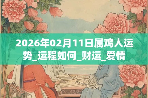 2026年02月11日属鸡人运势_运程如何_财运_爱情 2026年02月11日属鸡人运势_运程如何_财运_爱情