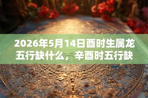 2026年5月14日酉时生属龙五行缺什么,辛酉时五行缺什么 2026年5月14日酉时生属龙五行缺什么,辛酉时五行缺什么