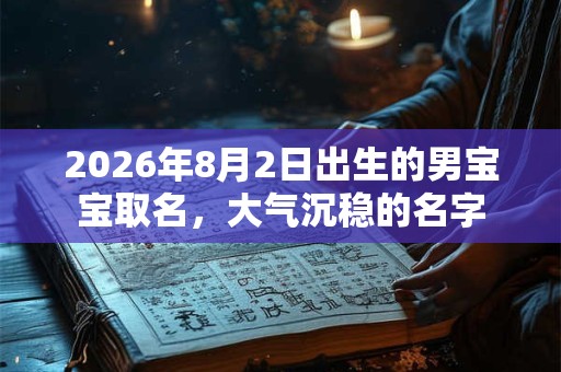 2026年8月2日出生的男宝宝取名,大气沉稳的名字 2026年8月2日出生的男宝宝取名,大气沉稳的名字