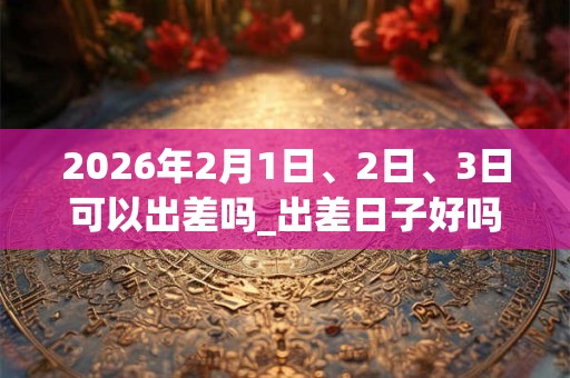 2026年2月1日、2日、3日可以出差吗_出差日子好吗 2026年2月1日、2日、3日可以出差吗_出差日子好吗
